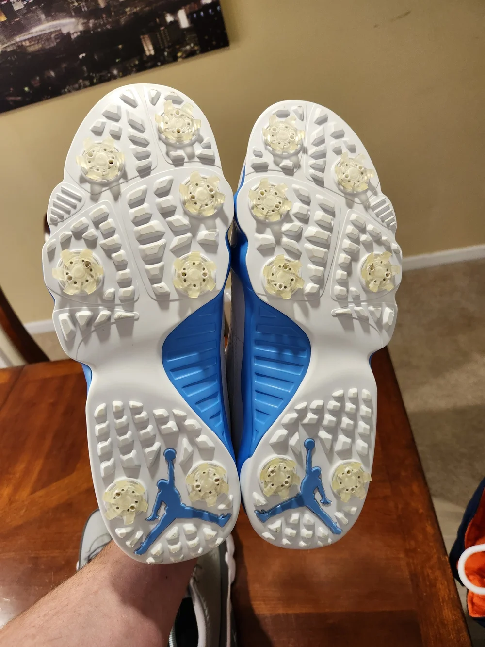 2 Jordan Retro 9 GOLF Cleats Size 13 Men No Box